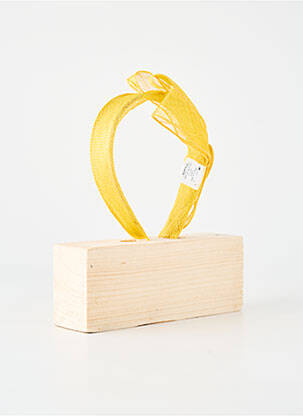 Accessoire pour cheveux serre-tête jaune TOUT EN TETE femme