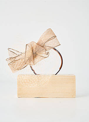 Accessoire pour cheveux serre-tête beige TOUT EN TETE femme