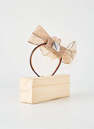 Accessoire pour cheveux serre-tête beige TOUT EN TETE femme
