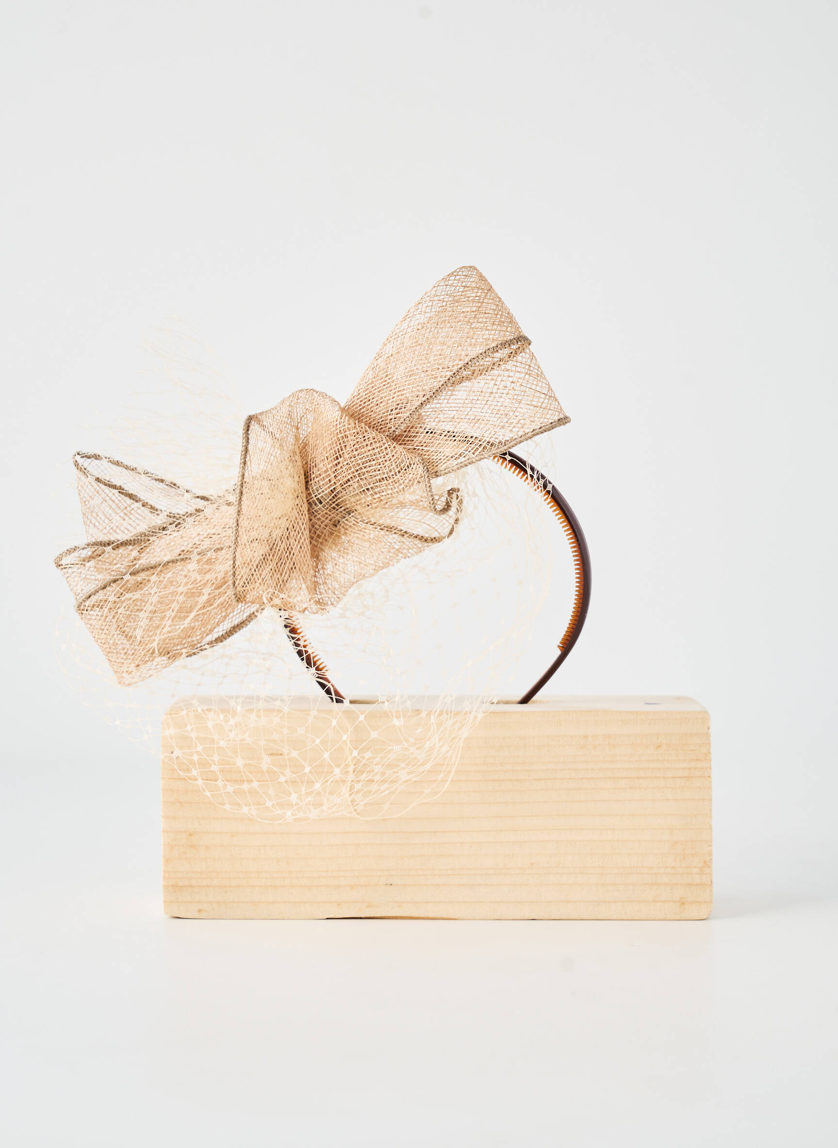 Accessoire pour cheveux serre-tête beige TOUT EN TETE femme