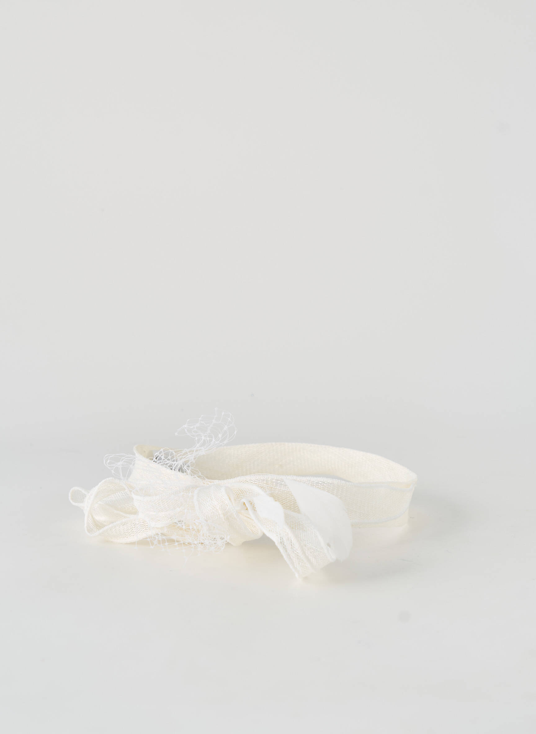 Accessoire pour cheveux bandeau blanc TOUT EN TETE femme