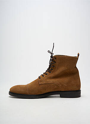 Bottines/boots fermeture lacets talon bas marron ROOTSHELTER homme