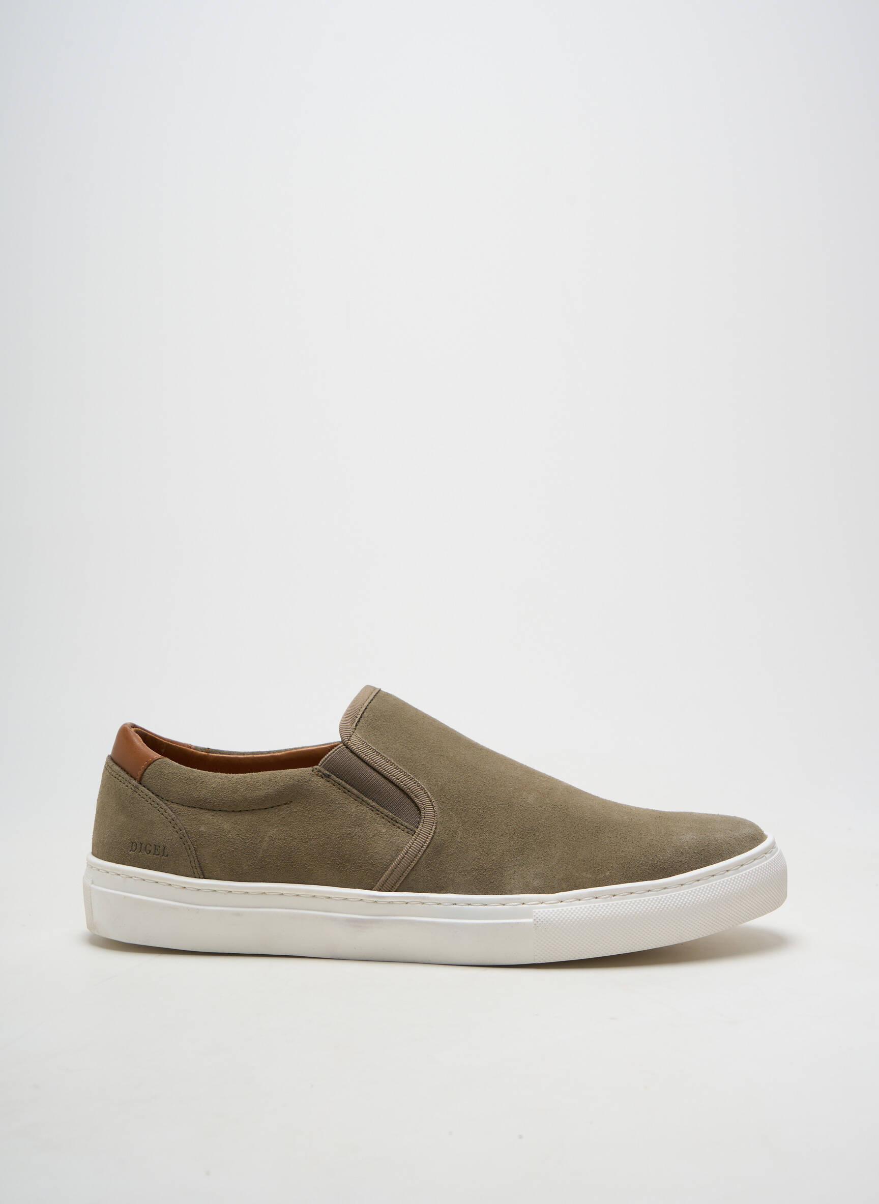 Slip ons bout rond bout rond vert DIGEL homme