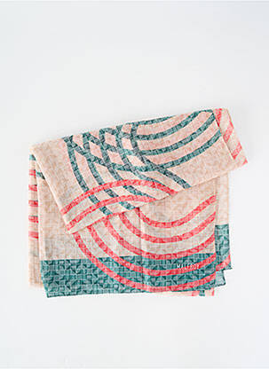 Foulard légère et transparente rose MALFROY femme