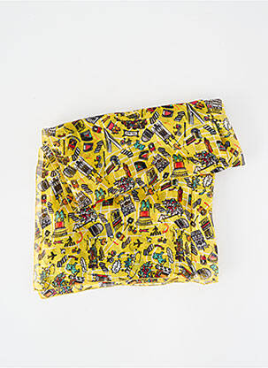 Foulard légère et transparente jaune MALFROY femme