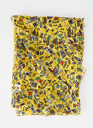Foulard légère et transparente jaune MALFROY femme