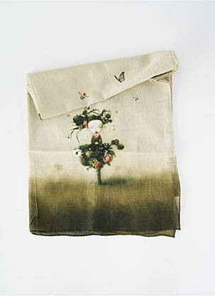 Foulard légère et transparente beige LILI GAMBETTES femme