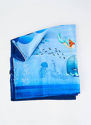 Foulard bleu LILI GAMBETTES enfant
