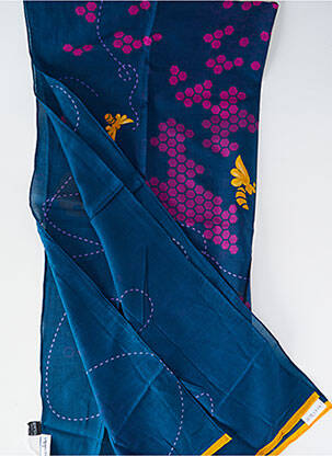 Foulard légère et transparente bleu LILI GAMBETTES femme
