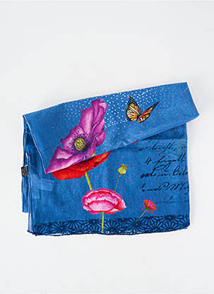 Foulard légère et transparente bleu LILI GAMBETTES femme