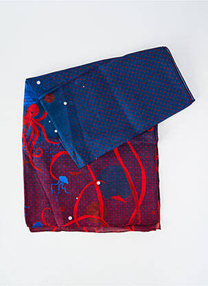 Foulard imprimé fantaisie bleu LILI GAMBETTES femme