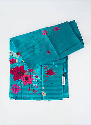 Foulard légère et transparente bleu LILI GAMBETTES femme