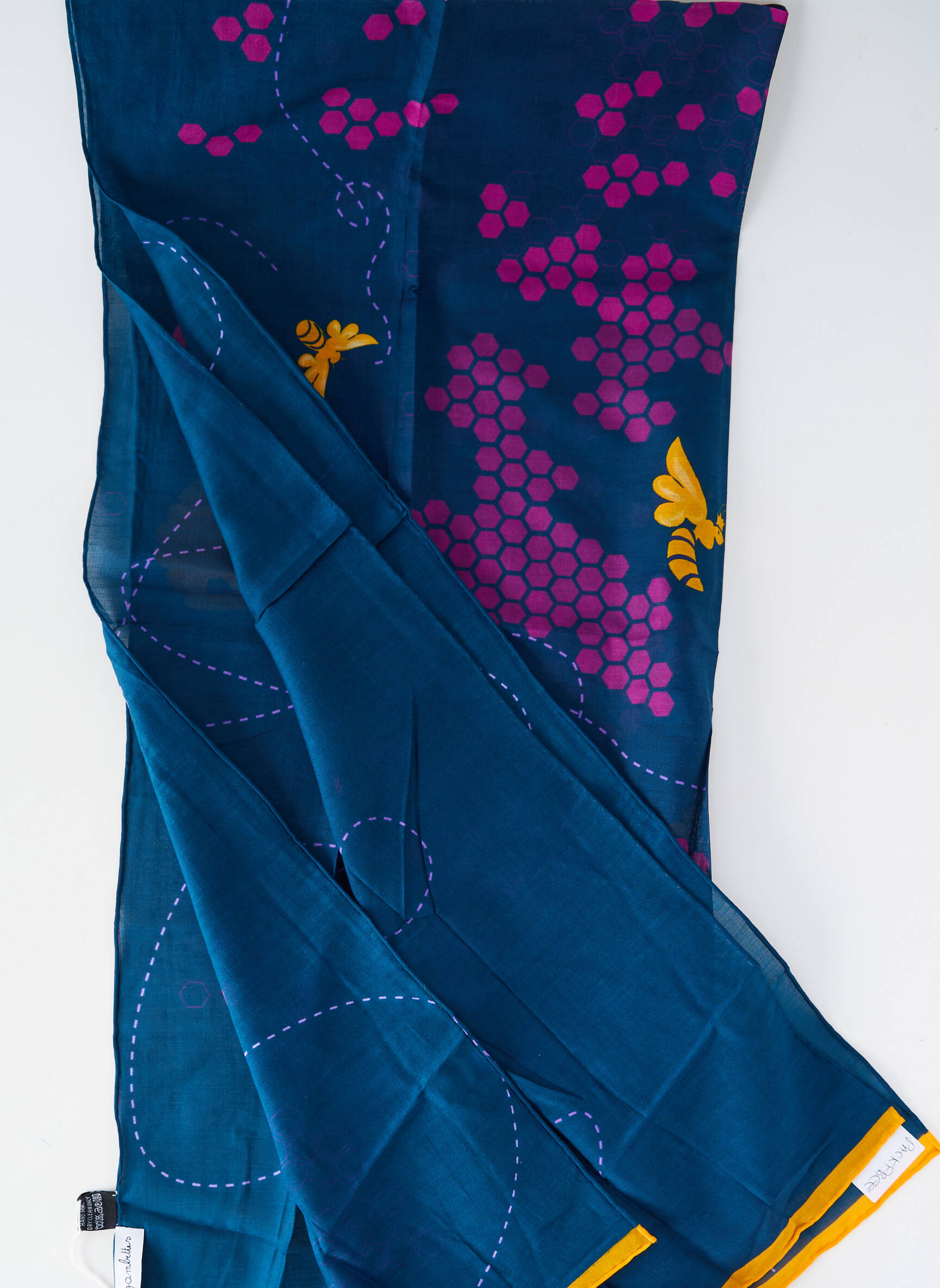 Foulard légère et transparente bleu LILI GAMBETTES femme