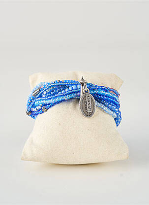Bracelet ornement perles bleu KONPLOTT femme