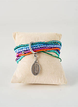 Bracelet ornement perles bleu KONPLOTT femme