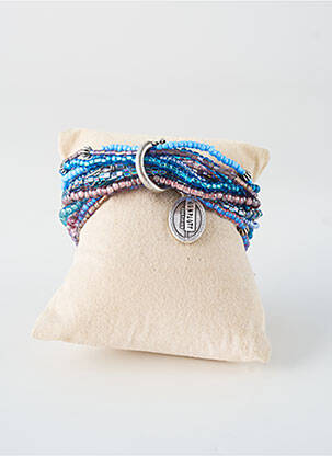 Bracelet ornement perles bleu KONPLOTT femme