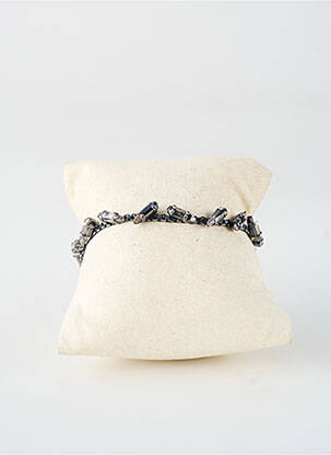 Bracelet ornement pierre gris KONPLOTT femme