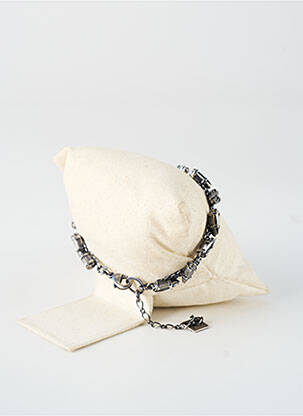 Bracelet ornement pierre gris KONPLOTT femme