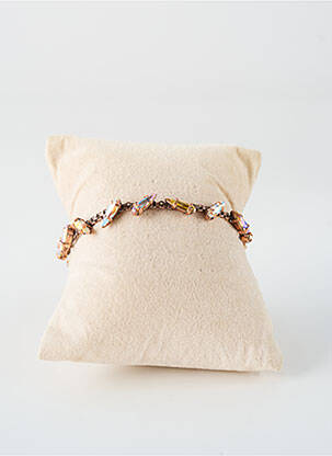 Bracelet ornement pierre rose KONPLOTT femme