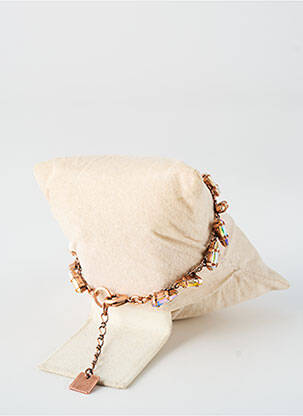Bracelet ornement pierre rose KONPLOTT femme