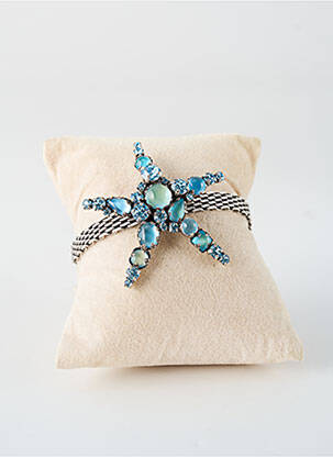 Bracelet ornement pierre bleu KONPLOTT femme