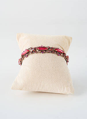 Bracelet ornement pierre rose KONPLOTT femme
