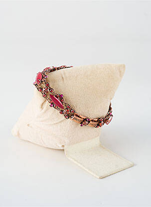 Bracelet ornement pierre rose KONPLOTT femme