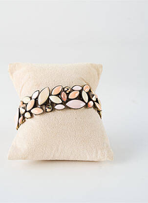 Bracelet ornement pierre rose KONPLOTT femme