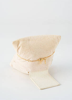 Bracelet fermeture fermoir mousqueton or NILAI femme
