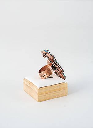 Bague matériaux métal vert KONPLOTT femme