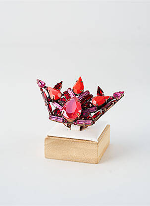 Bague matériaux métal rouge KONPLOTT femme