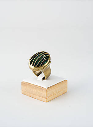 Bague matériaux métal vert KONPLOTT femme