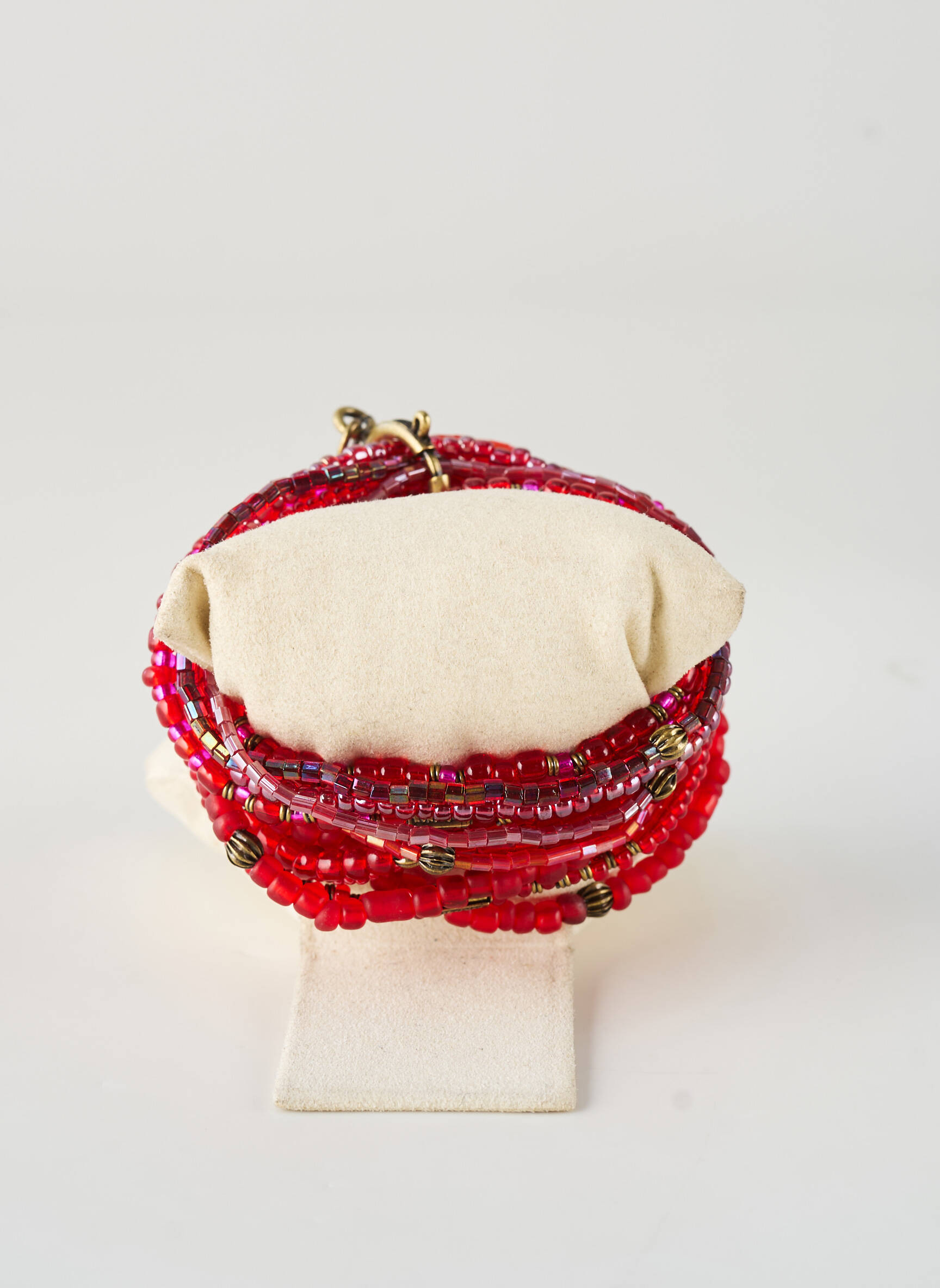 Bracelet ornement perles rouge KONPLOTT femme