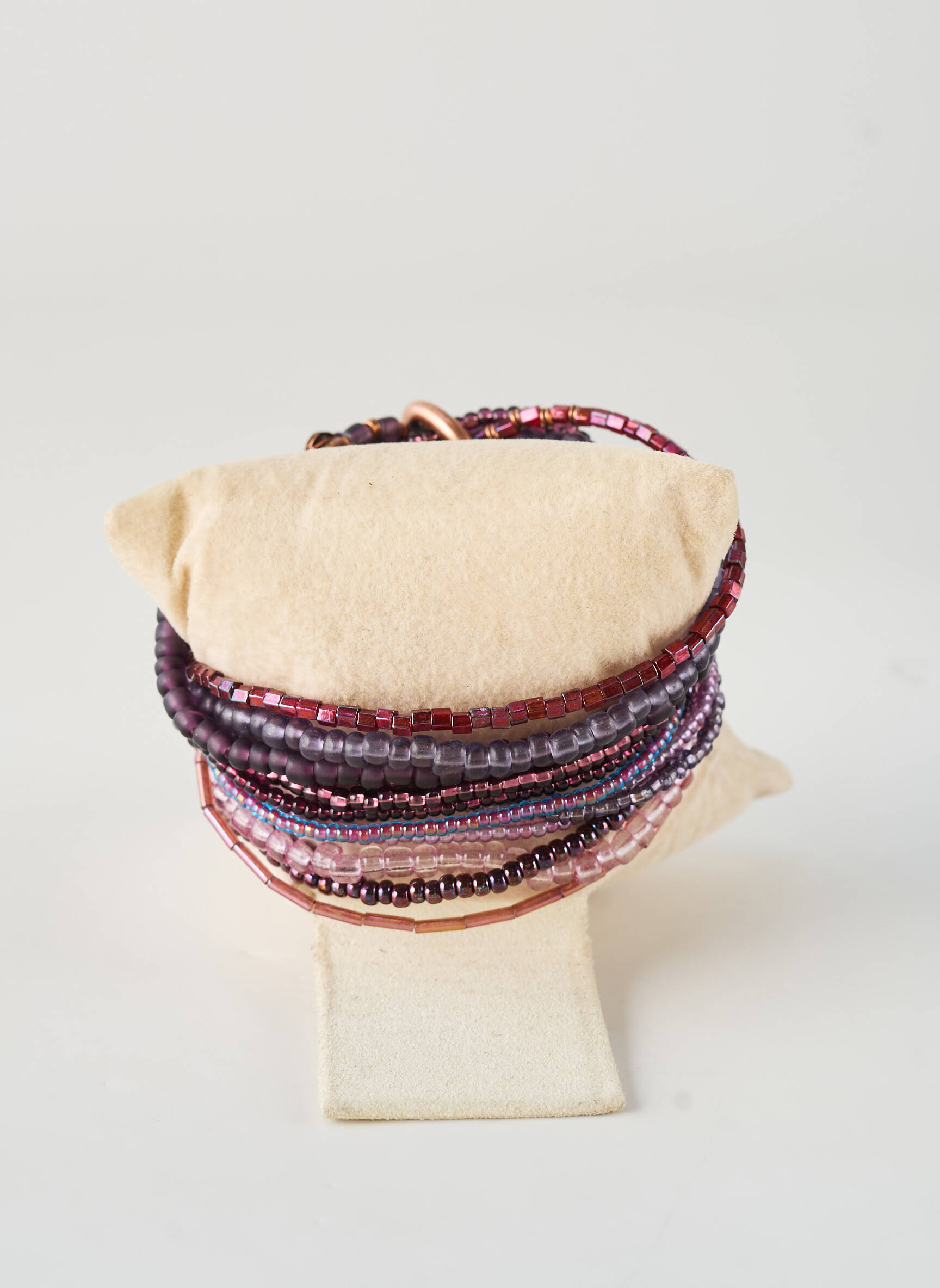 Bracelet ornement perles violet KONPLOTT femme