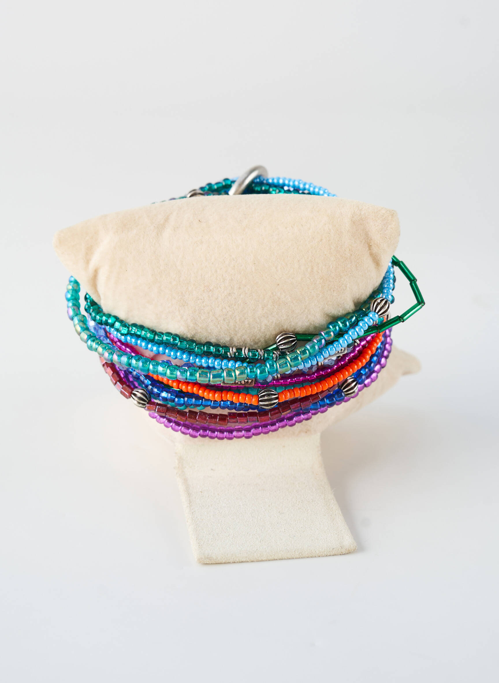 Bracelet ornement perles bleu KONPLOTT femme