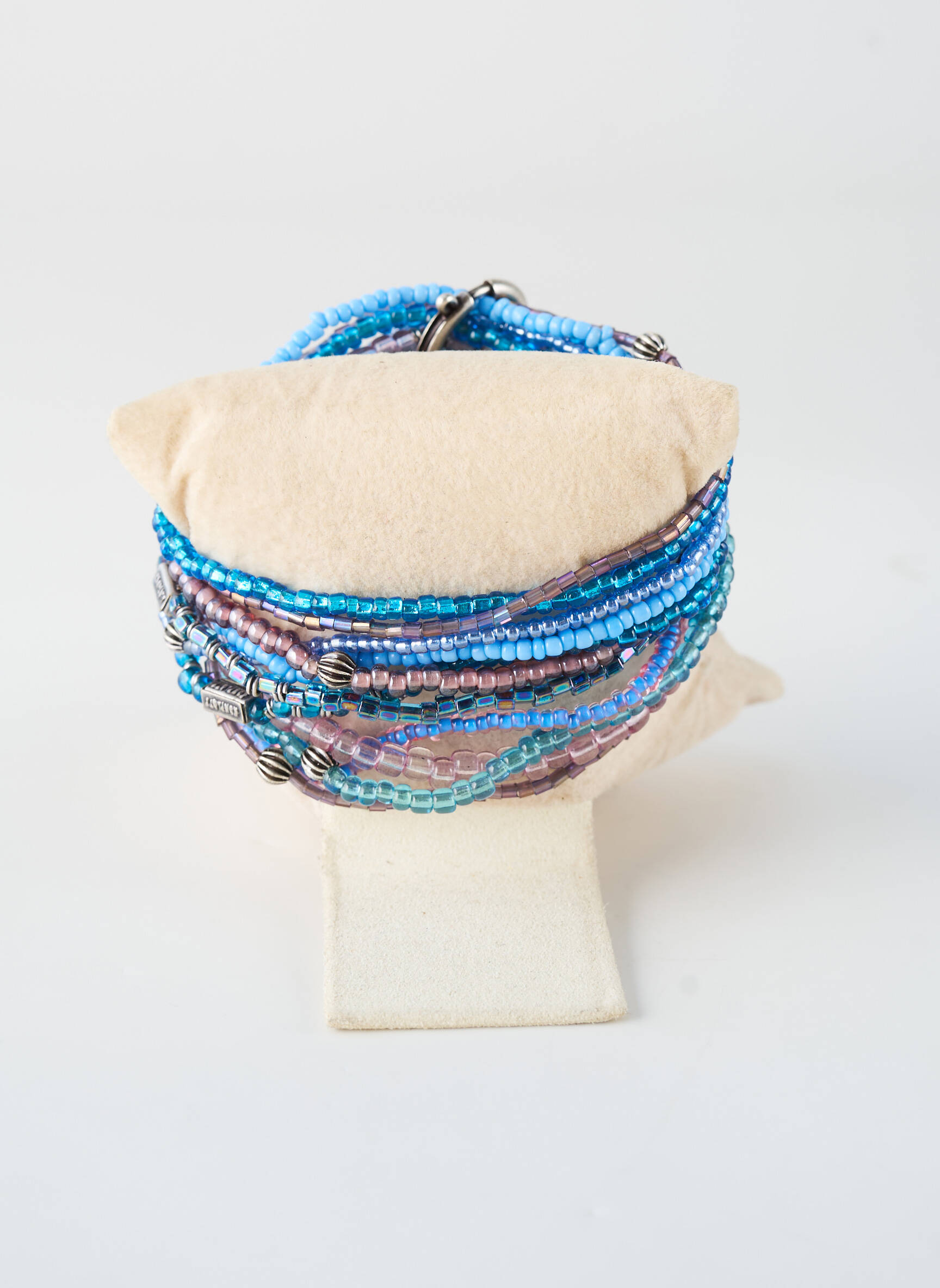 Bracelet ornement perles bleu KONPLOTT femme