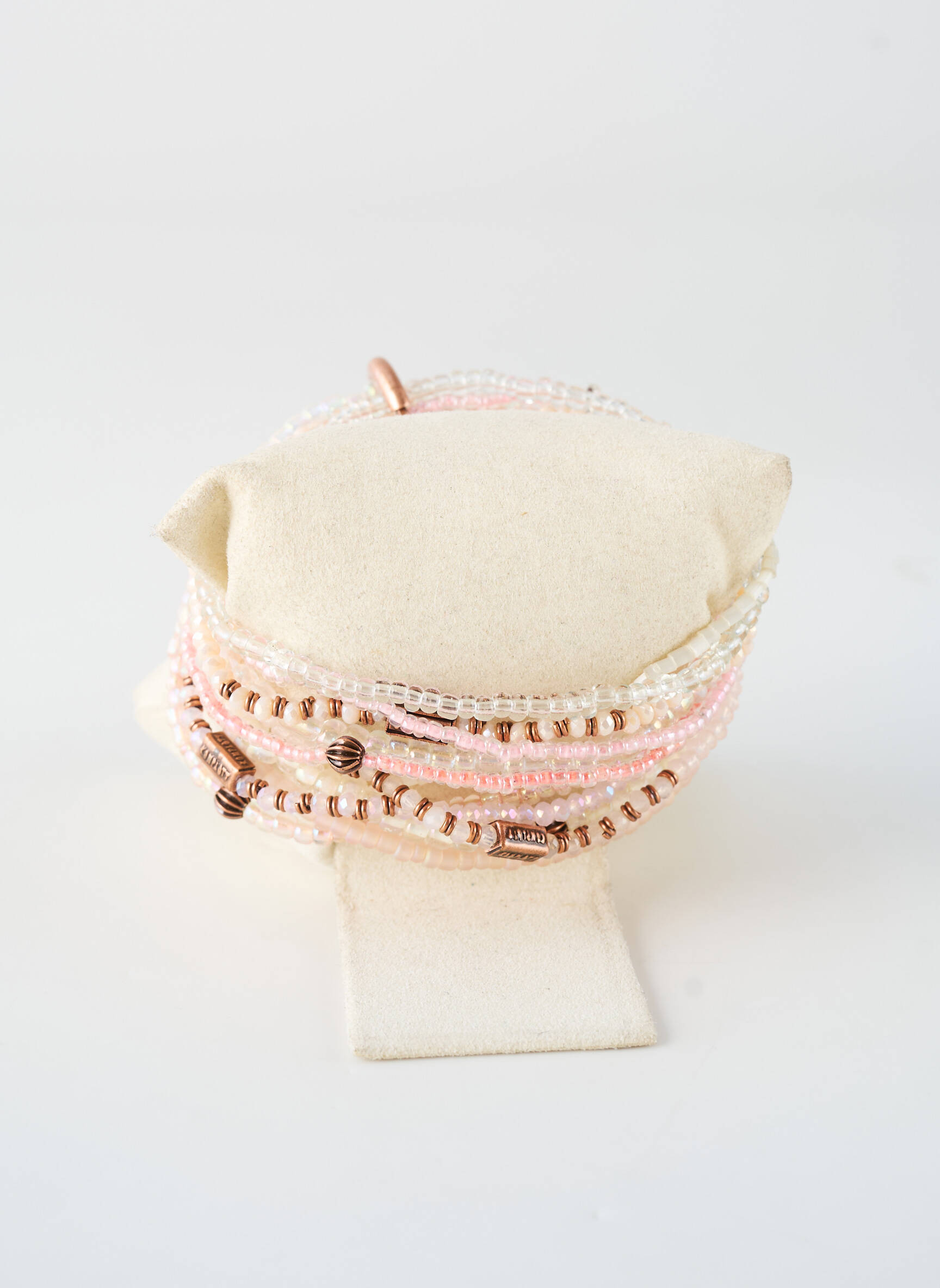 Bracelet ornement perles rose KONPLOTT femme