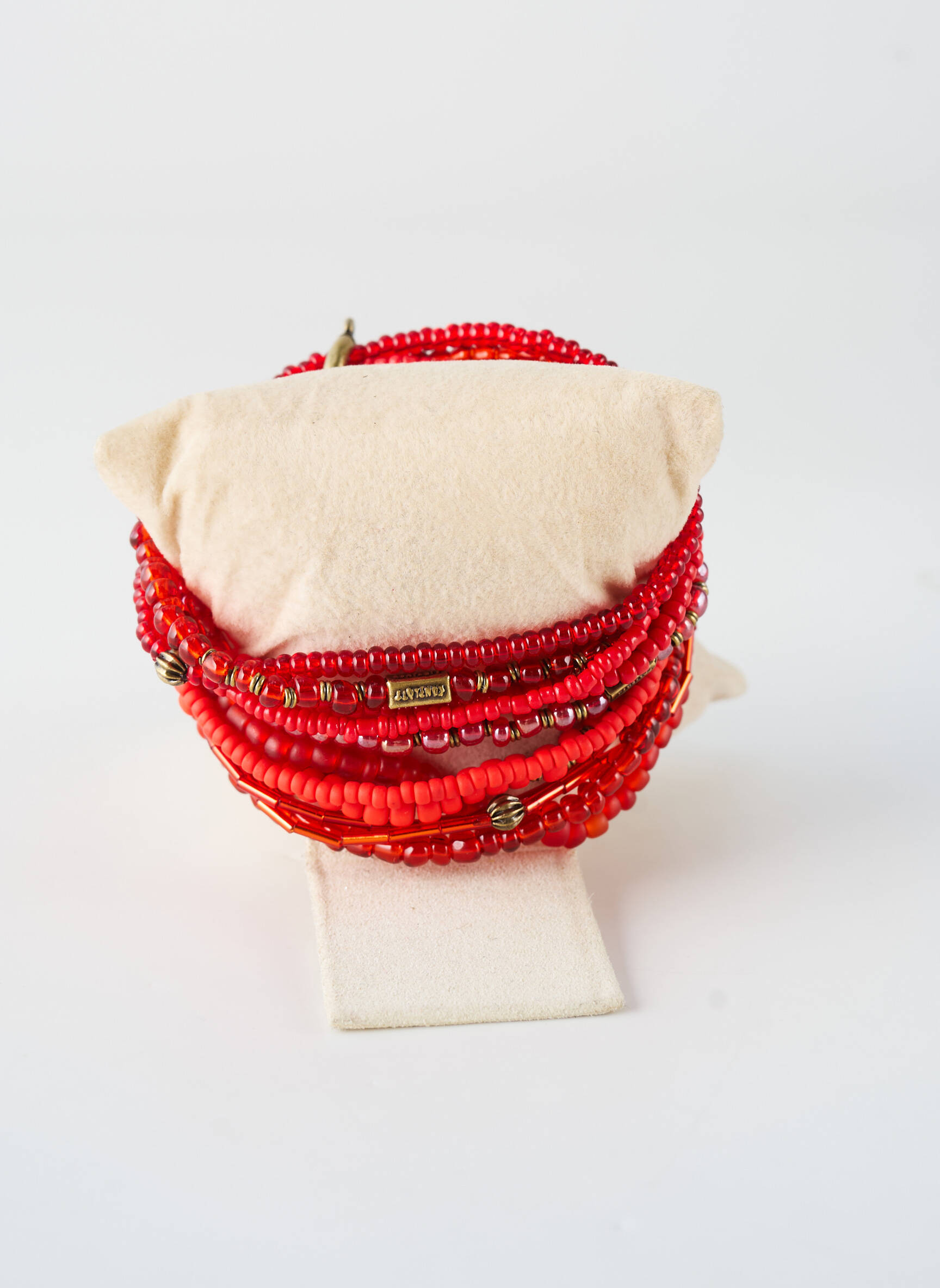 Bracelet ornement perles rouge KONPLOTT femme