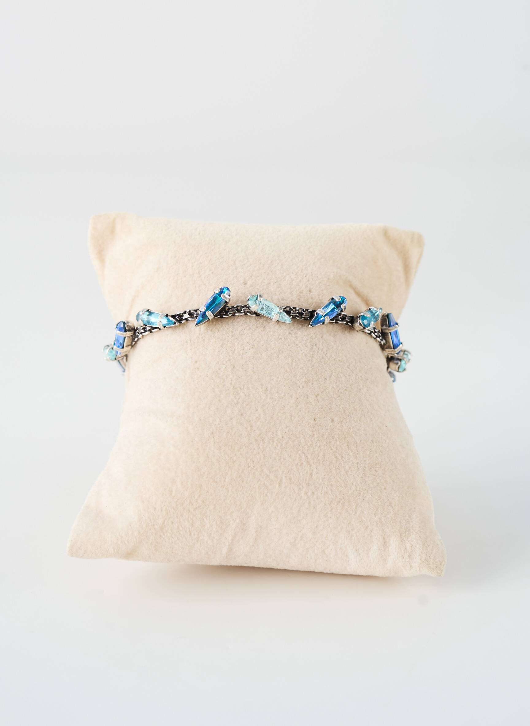 Bracelet ornement pierre bleu KONPLOTT femme