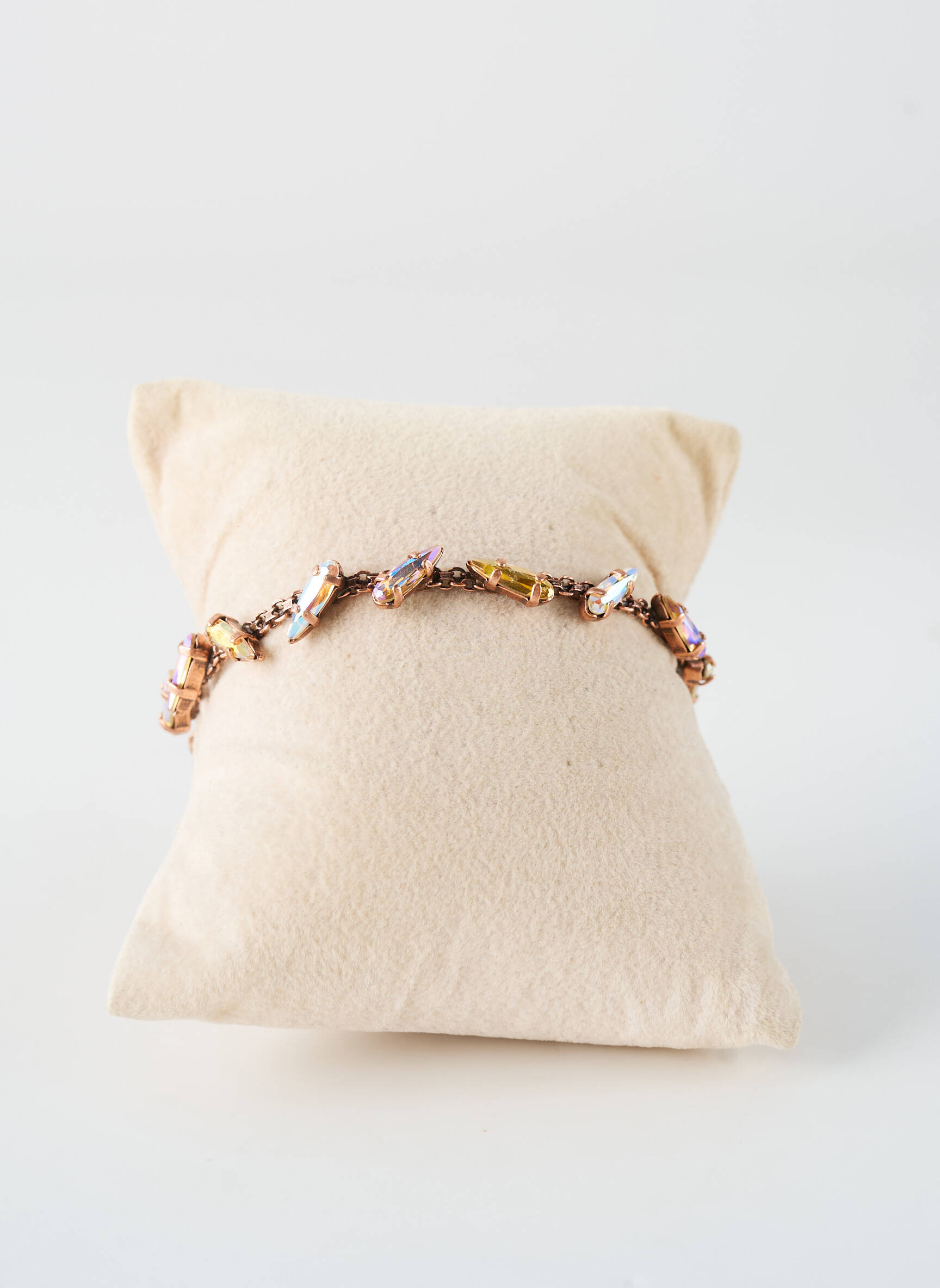 Bracelet ornement pierre rose KONPLOTT femme