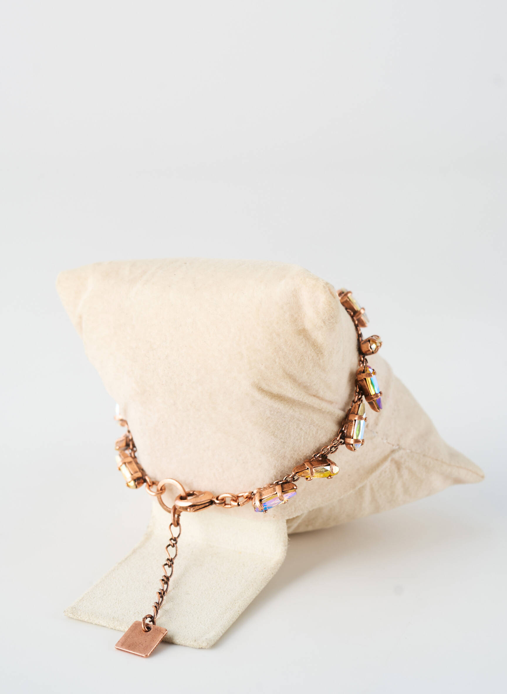 Bracelet ornement pierre rose KONPLOTT femme
