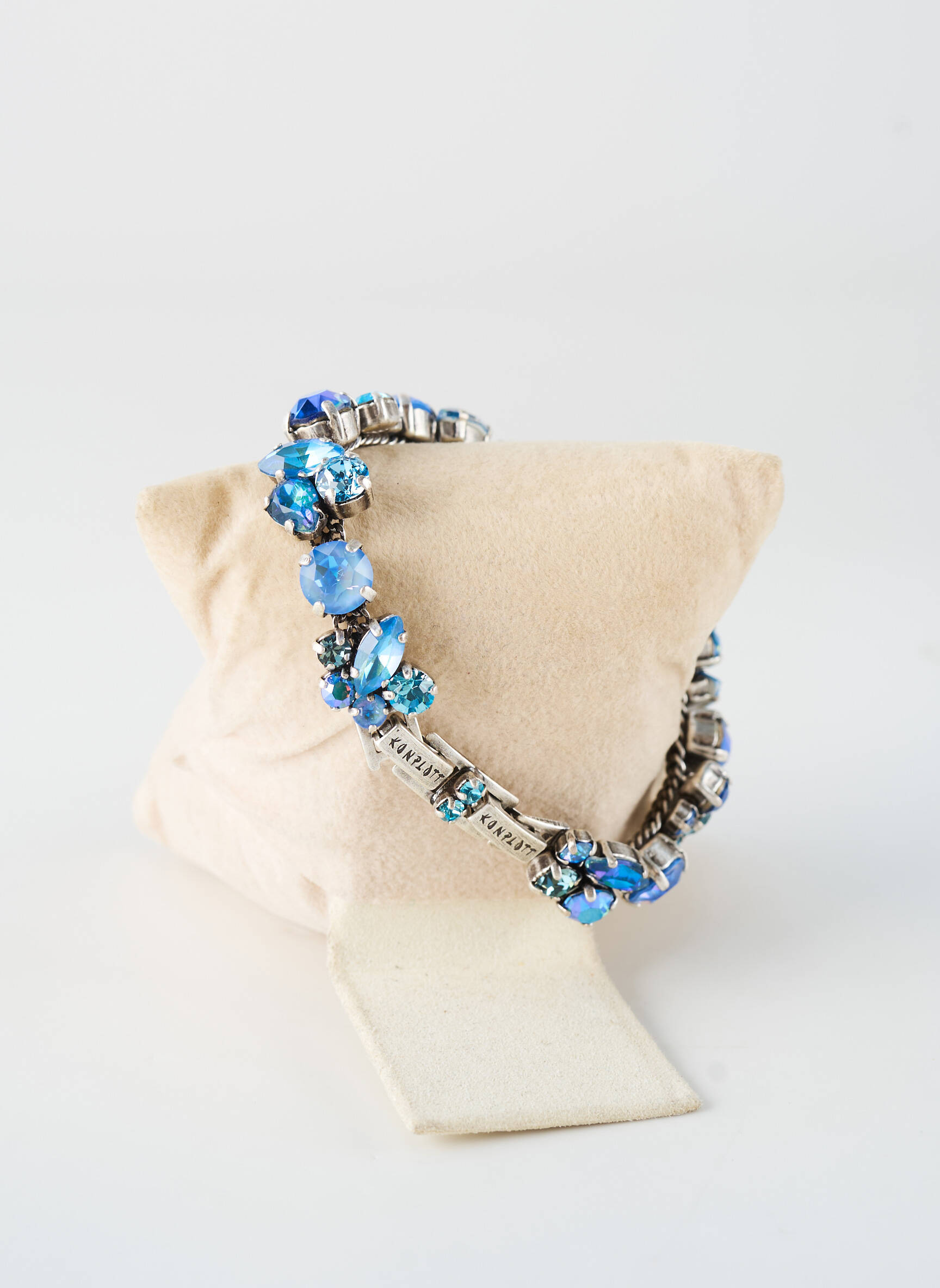 Bracelet matériaux métal bleu KONPLOTT femme