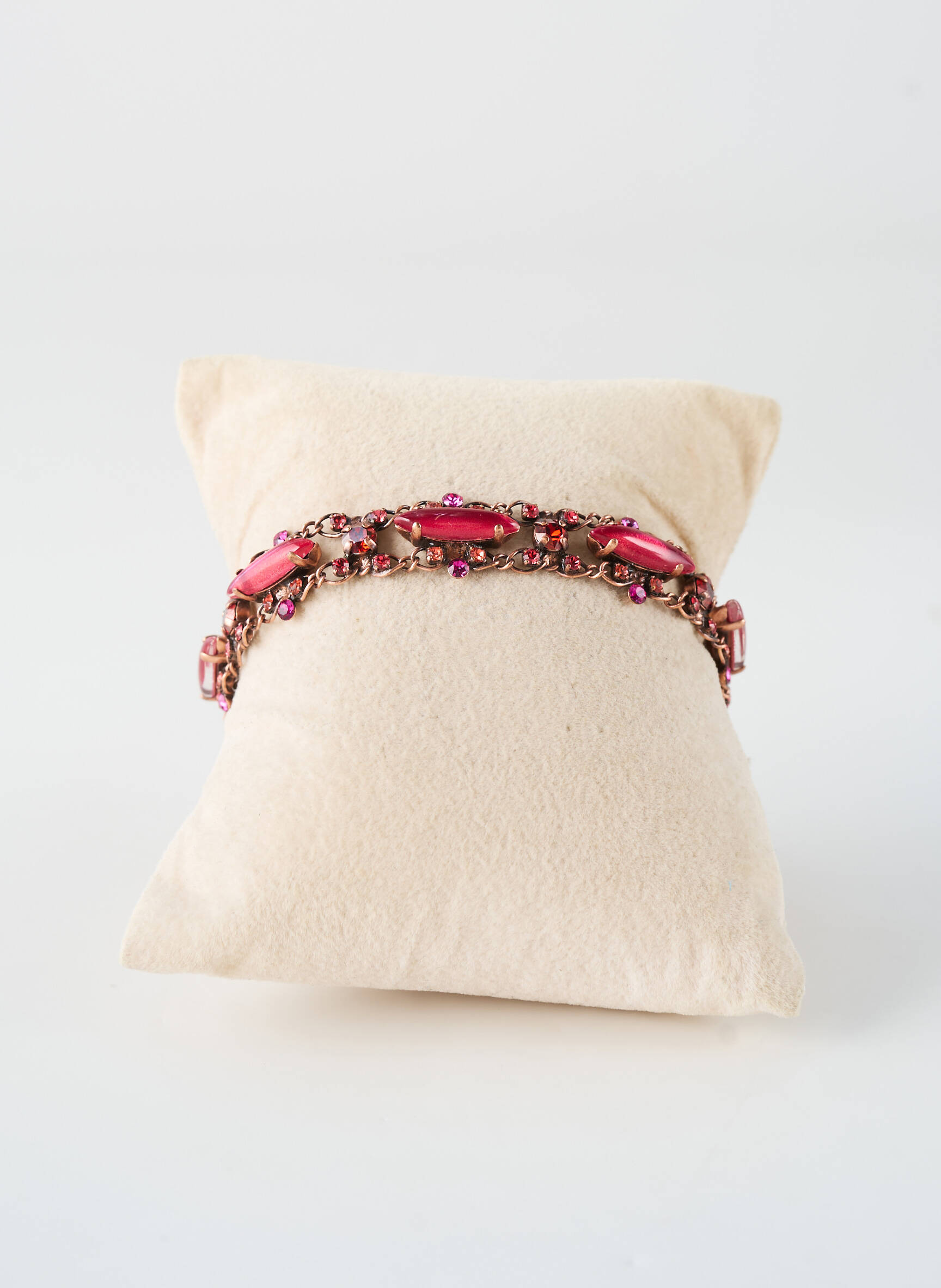 Bracelet ornement pierre rose KONPLOTT femme