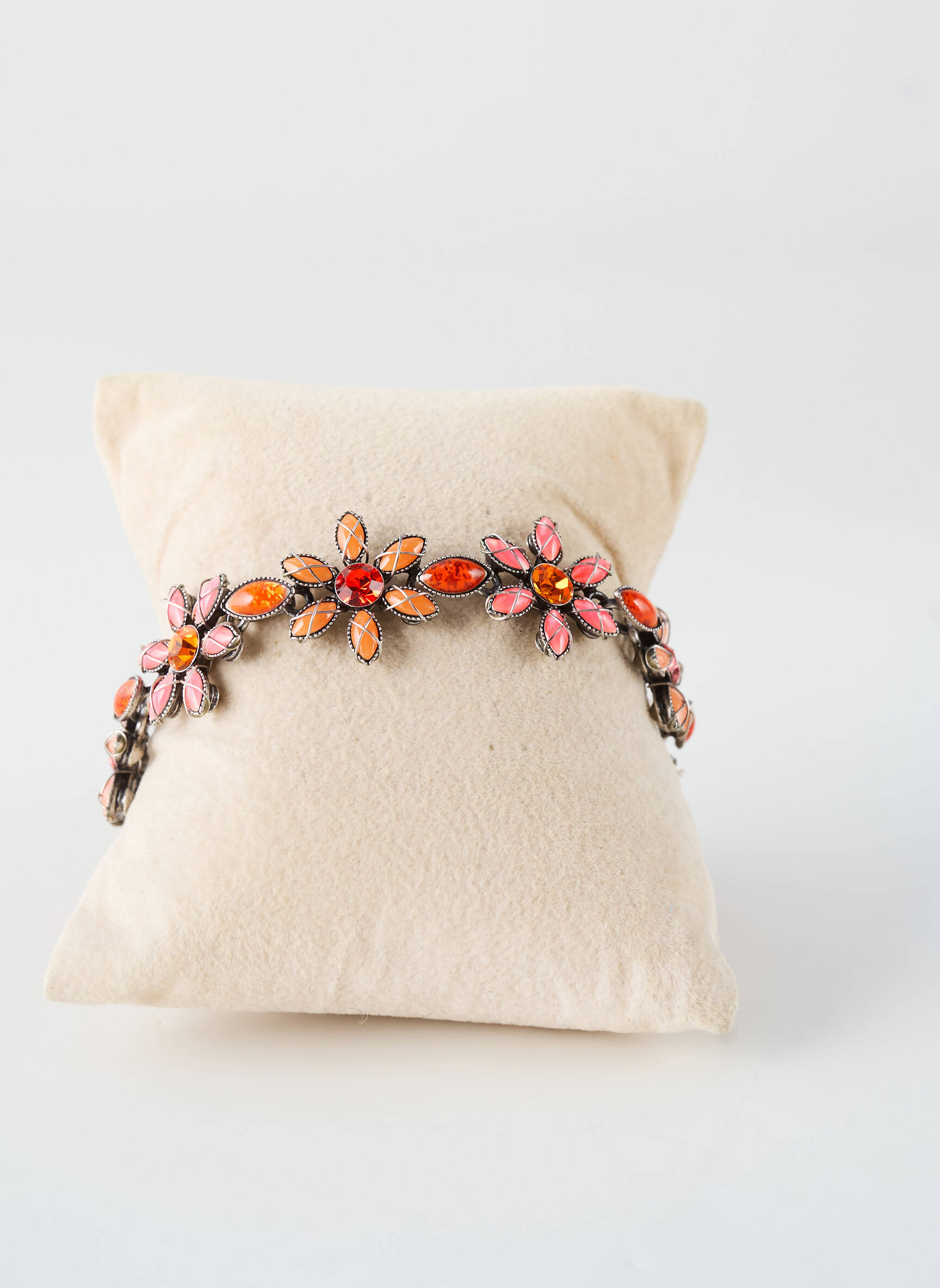 Bracelet ornement pierre orange KONPLOTT femme