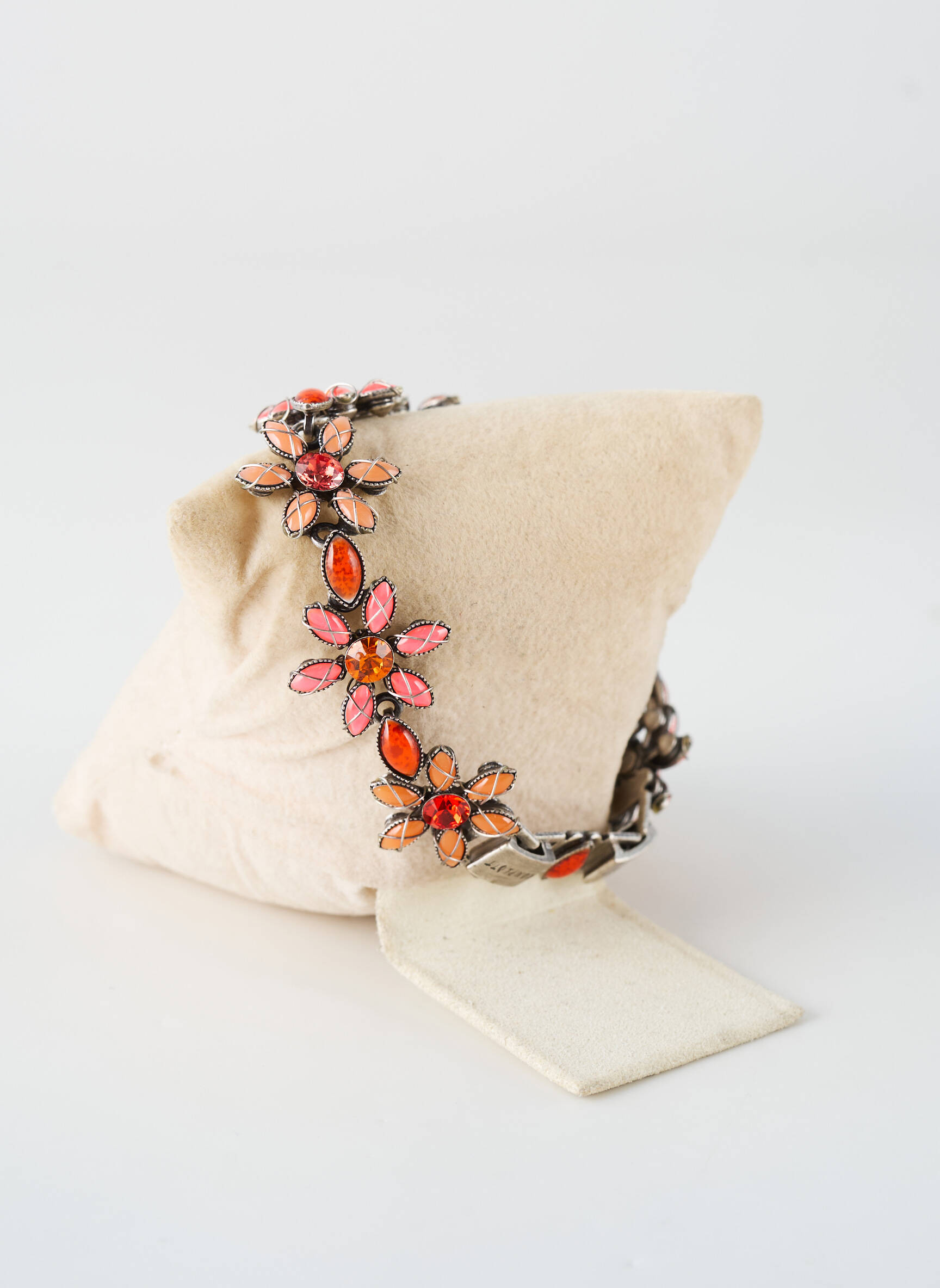 Bracelet ornement pierre orange KONPLOTT femme