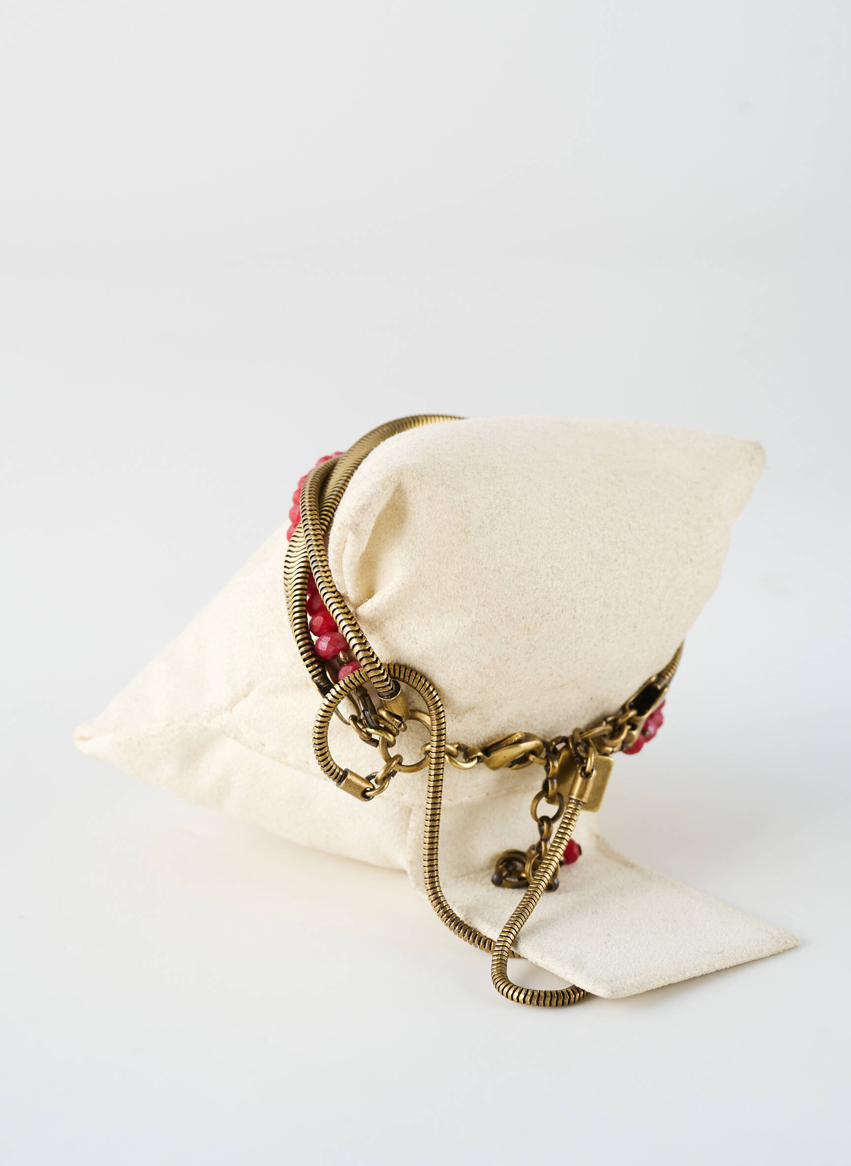 Bracelet matériaux métal rouge KONPLOTT femme