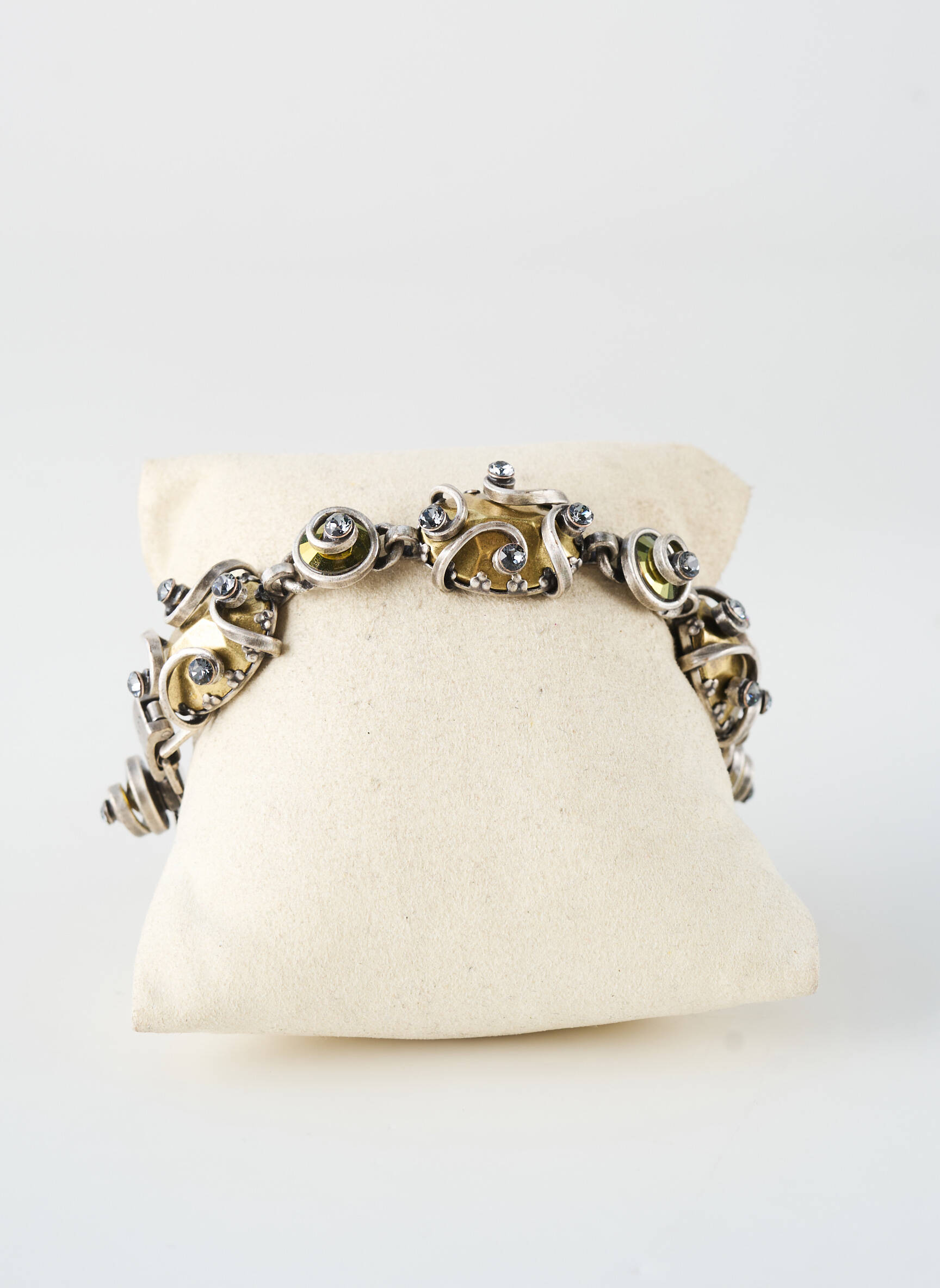 Bracelet ornement elément métal argent KONPLOTT femme