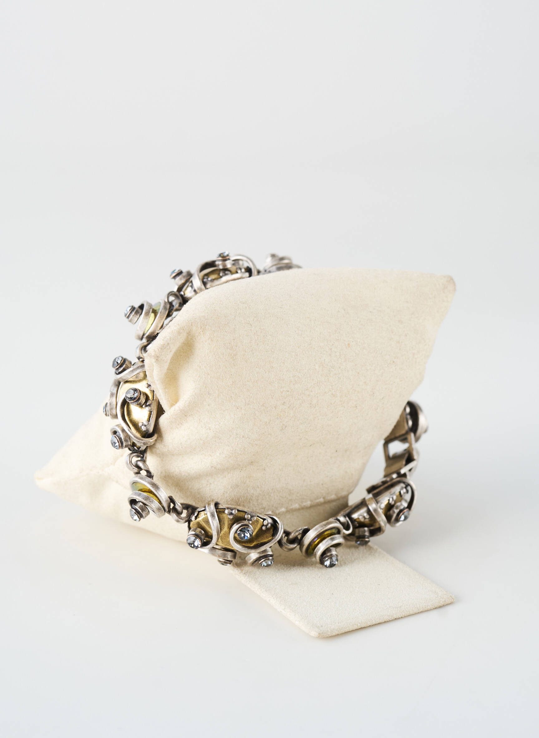 Bracelet ornement elément métal argent KONPLOTT femme