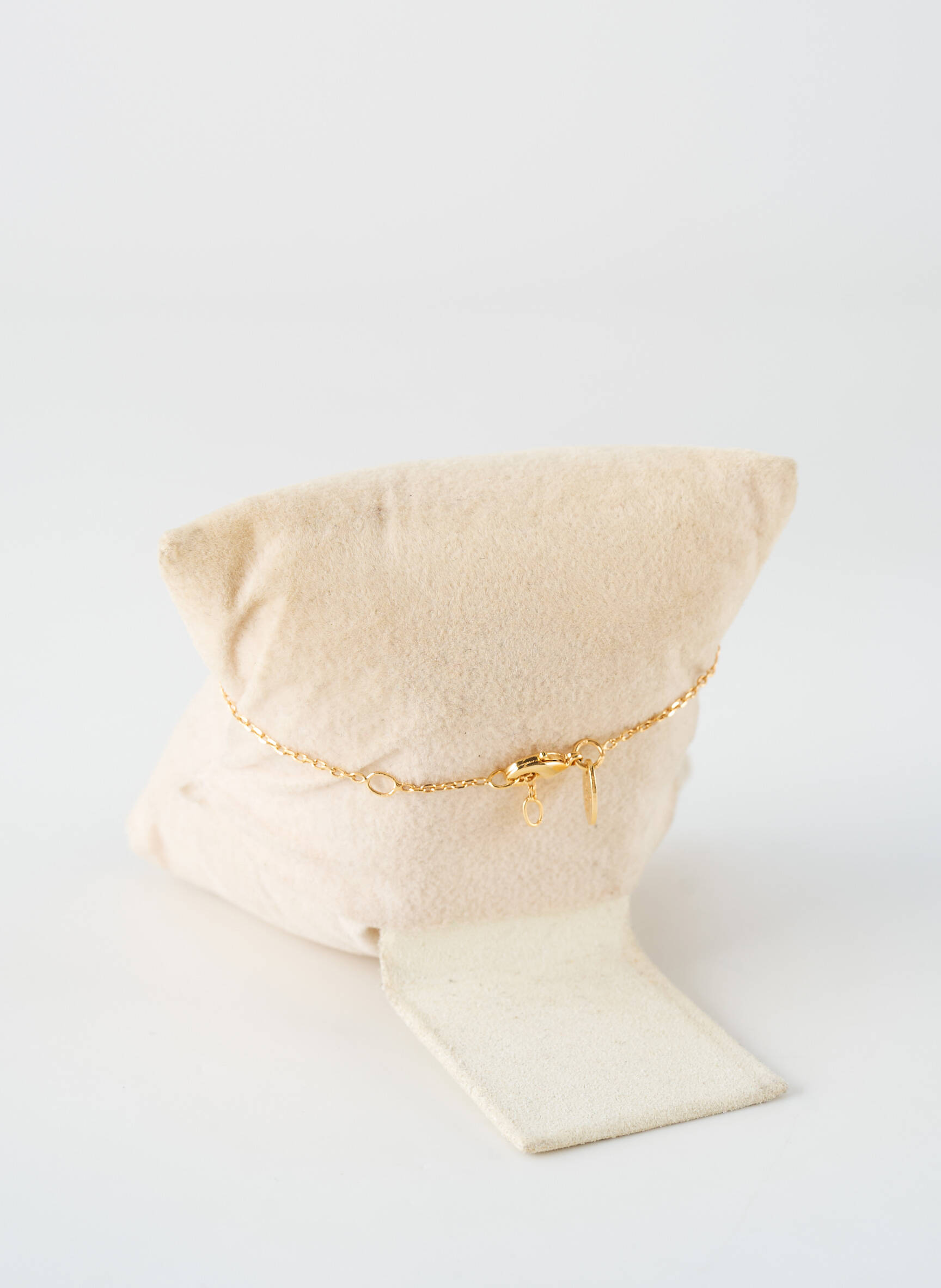 Bracelet fermeture fermoir mousqueton or NILAI femme