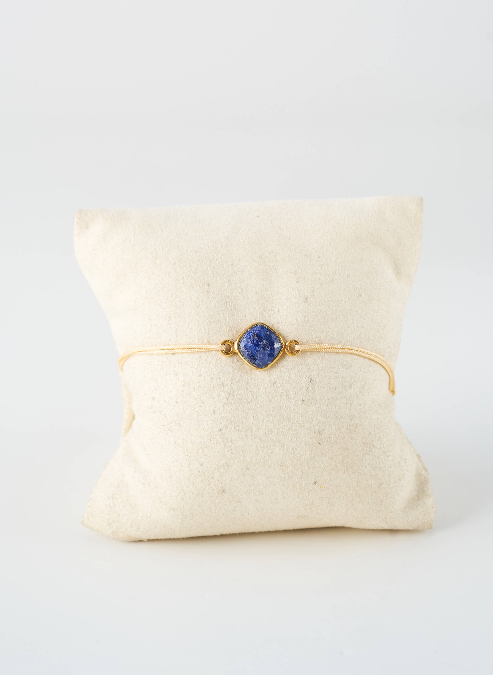 Bracelet fermeture avec liens bleu NILAI femme